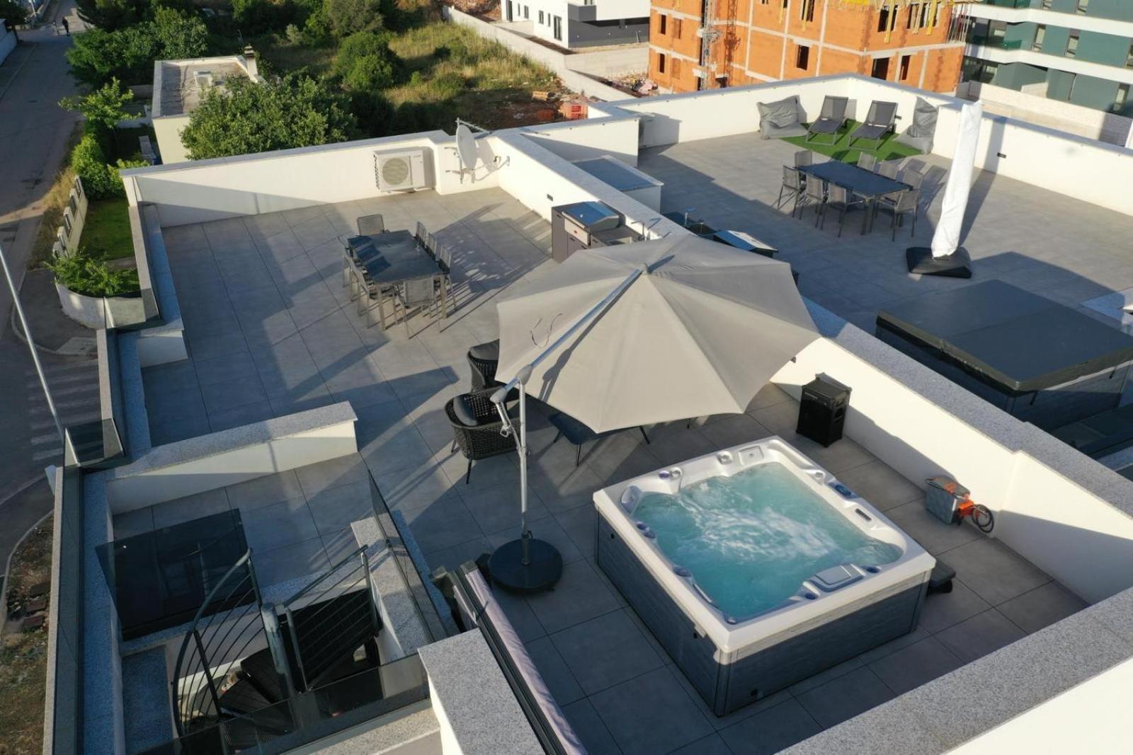 Fux Penthouse Whirlpool Meerblick ซาดาร์ ภายนอก รูปภาพ